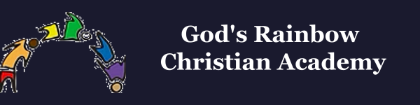God's Rainbow Christian Academy Dark Logo Preview